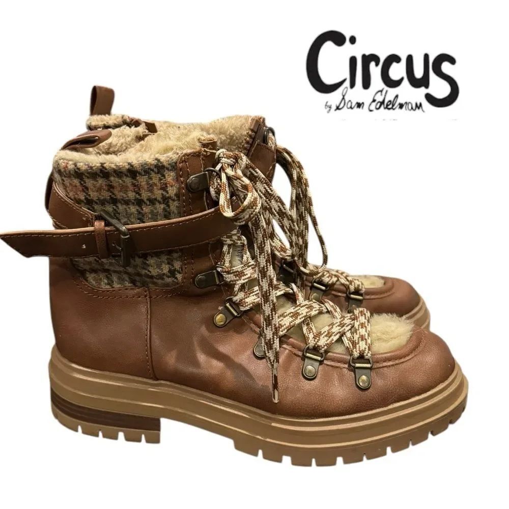 Circus NY by Sam Edelman Gretchen Cold-Weather Winter Ankle Boots 8